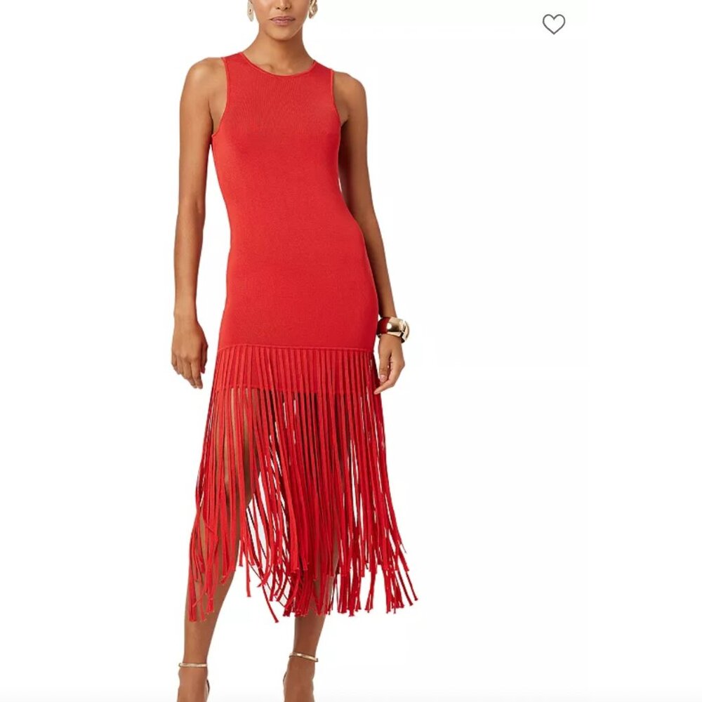 Toccin Margaux Mini Fringe Dress
